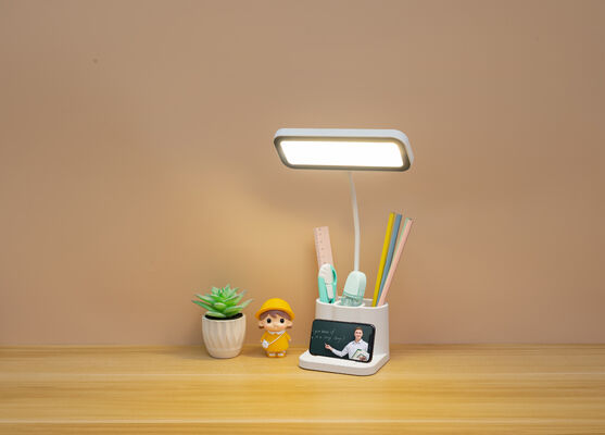 Lámpara de mesa de LED nórdica con conexión USB Diseño moderno Libro de luz para el estudio nocturno en el hogar especial de regalo Lámpara de escritorio soporte de pluma de manguera