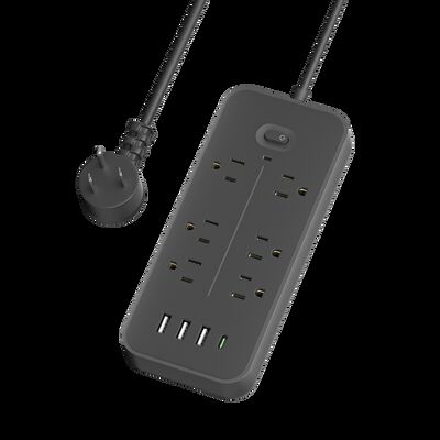 Enchufe Eléctrico con Cable Ignífugo y Interruptor de Llave Única para una Alimentación Segura