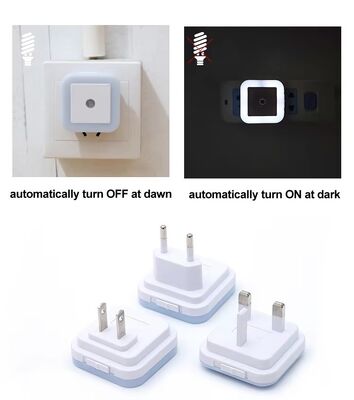 Luces LED con sensor para mesita de noche, lámpara de bajo consumo, luz nocturna multicolor para dormitorio