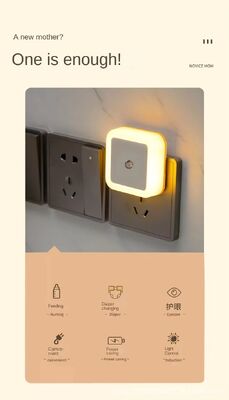 Lámpara de noche con sensor lindo, perfecta para la mesita de noche y para realzar la habitación