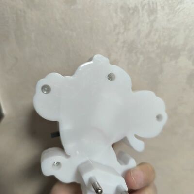 110-240V Enchufe en la lámpara nocturna linda luz nocturna compacta dormitorio pasillo y guardería