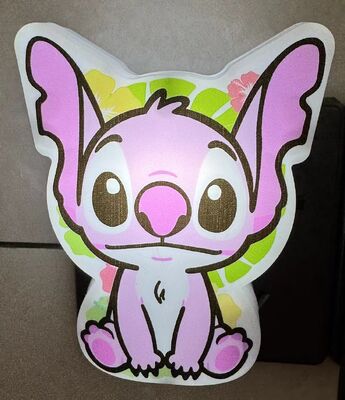 Lámpara de noche enchufable de bajo consumo de 0,5 W con estilo Stitch y opciones de color, adecuada para el ambiente del hogar, la oficina y la habitación de los niños