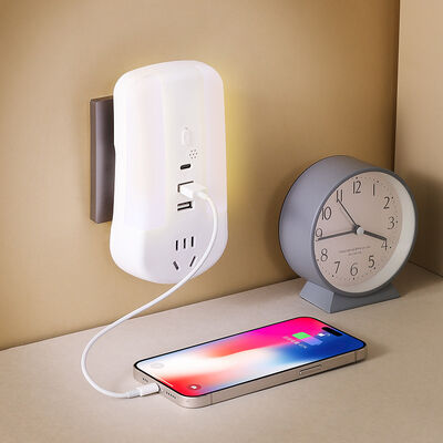 Enchufe de pared con diseño OEM de fabricante chino, enchufe con control de voz