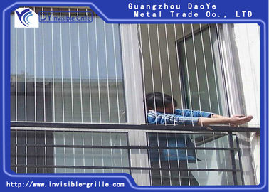 Negro gris Color de acero inoxidable Ventana de alambre Invisible Rejilla 2.0mm