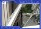Parrilla invisible de la seguridad del balcón de la capa del acero inoxidable 316 de la parrilla invisible de nylon del balcón