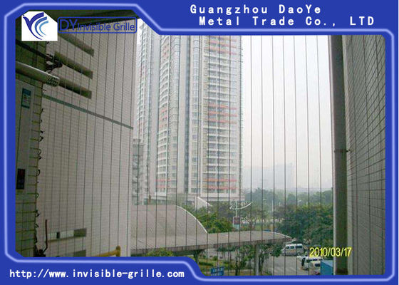 316 Red de protección de alambre de acero Ventana de seguridad familiar Rejilla invisible