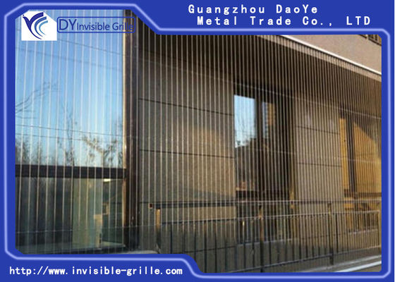 316 Red de protección de alambre de acero Ventana de seguridad familiar Rejilla invisible