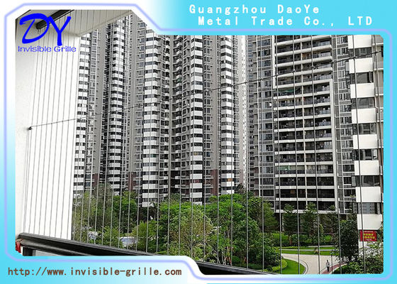 Alambre de acero inoxidable 316 de 2,0 mm para barandillas/ventanas invisibles de edificios de gran altura, rejilla de seguridad