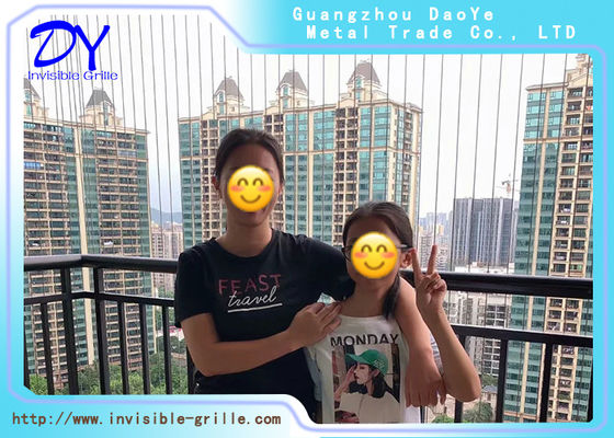 Alambre de acero inoxidable 316 de 2,0 mm para barandillas/ventanas invisibles de edificios de gran altura, rejilla de seguridad