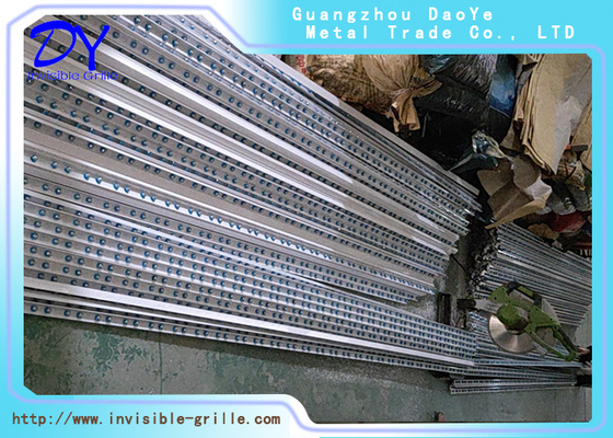 2Diámetro de.5 mm Rejilla invisible fija con superficie de cuerda de alambre de acero de nylon