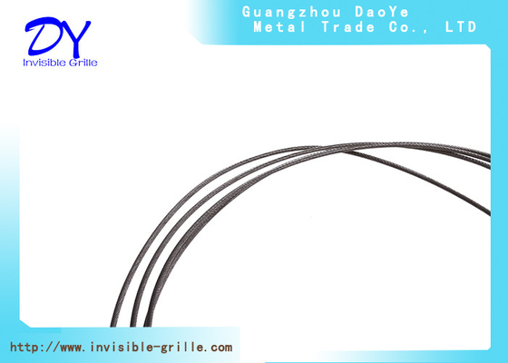 2.5mm Dia 304 / 316 alambre de acero inoxidable para la seguridad sistemas de rejilla invisible