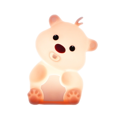 Creativo festivo Decorativo Silicona Luz nocturna LED Pat Ambiente de sueño juguete Día de los niños Regalo de Navidad interruptor de alimentación