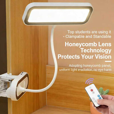 Lámpara de mesa LED para estudio 2W 10W Certificada CE FCC Luz de escritorio de bajo consumo adecuada para leer y trabajar en el dormitorio