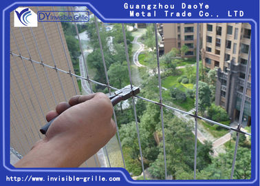 Instalación fácil de la parrilla invisible residencial de la ventana con vida de servicio larga