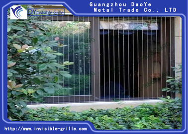 Proteja a los niños acaricia el aluminio inoxidable de la parrilla del alambre de acero para la parrilla invisible del balcón