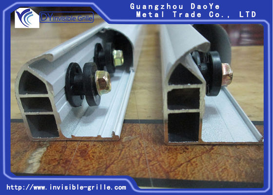 Pista de aluminio durable de la ventana de desplazamiento para las parrillas invisibles de la seguridad de los niños