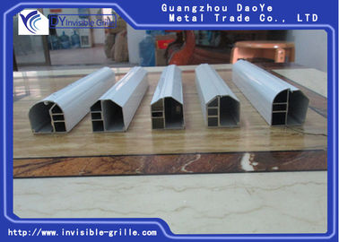 Vía de aluminio de acero inoxidable del tornillo para las parrillas invisibles del dormitorio