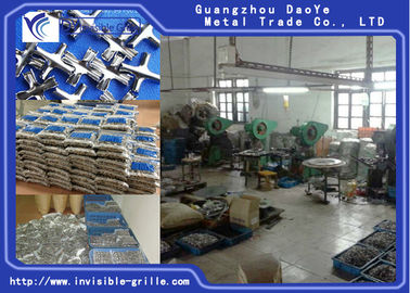 316 clips de acero inoxidables, clips inoxidables del alambre de acero para las parrillas invisibles del balcón