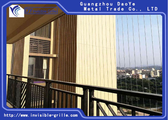 Parrilla invisible del moho del balcón blanco anti del aluminio 1.6m m