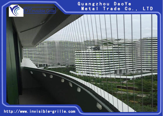 Top anti de la estructura del moho abajo de parrillas invisibles del balcón