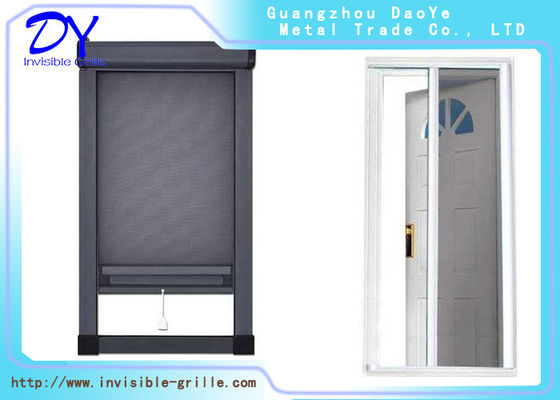 Puerta de Mesh Retractable Invisible Sliding Screen del alambre de la fibra de vidrio
