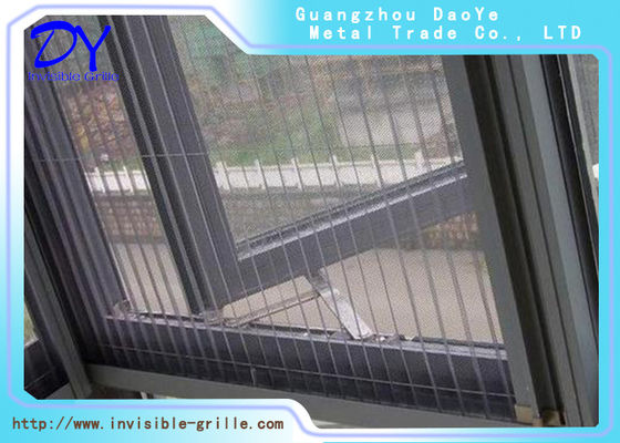 Puerta de malla invisible retractable interior de aluminio de encargo