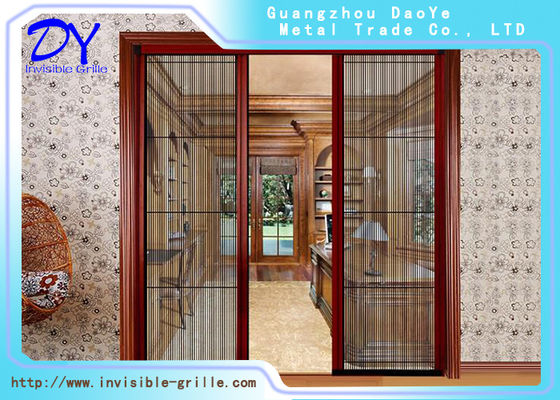 Perfil de aluminio de la puerta de malla invisible retractable del insecto del rodillo