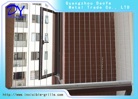 Parrilla invisible de la seguridad del alambre inoxidable del cable para la protección de los animales domésticos