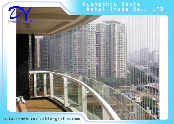 Estándar inoxidable del GB del alambre de acero de la parrilla 316 invisibles de la ventana