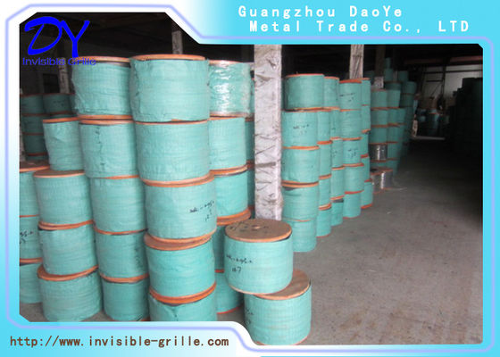 alambre de acero inoxidable 316 de 3.0m m para la parrilla invisible del balcón