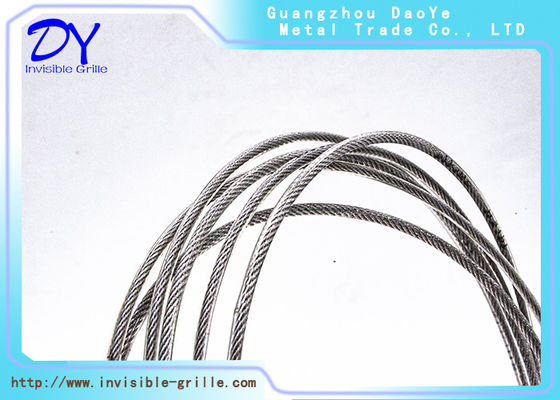 Nunca cuerda de alambre inoxidable invisible del grado del moho 316 con la seguridad casera de capa de nylon